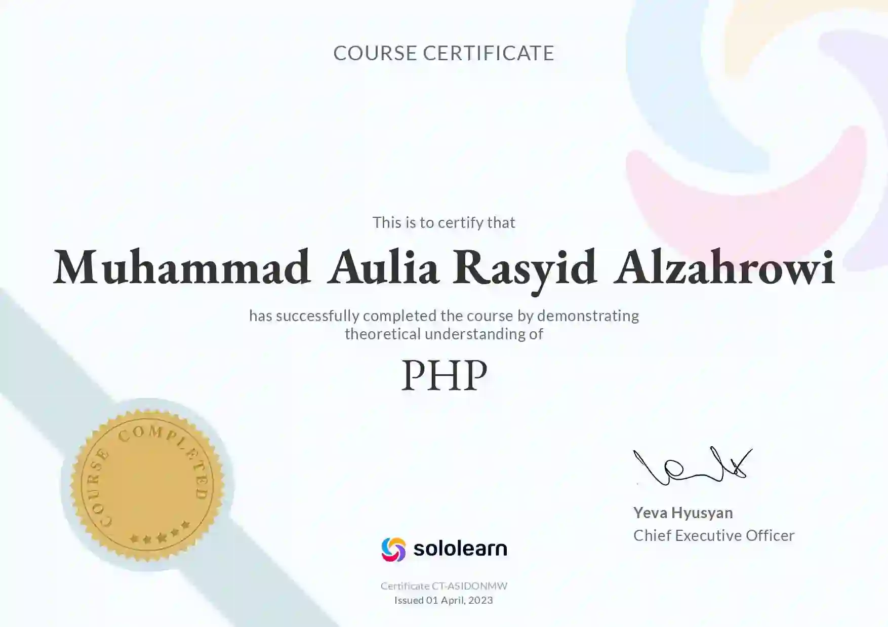 PHP Sololearn